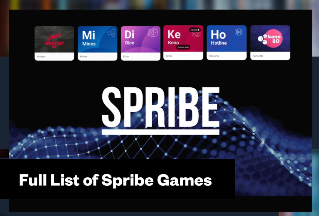Full List of Spribe Games